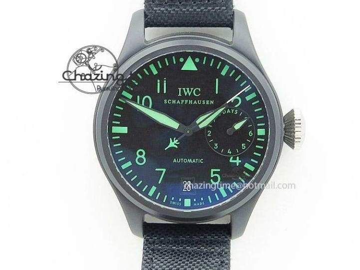 MIROTIME 0302 Big Pilot Real PR IW502701 RG YLF 1:1 Best Edition Blue Dial On Calfskin Strap A Classic 7225